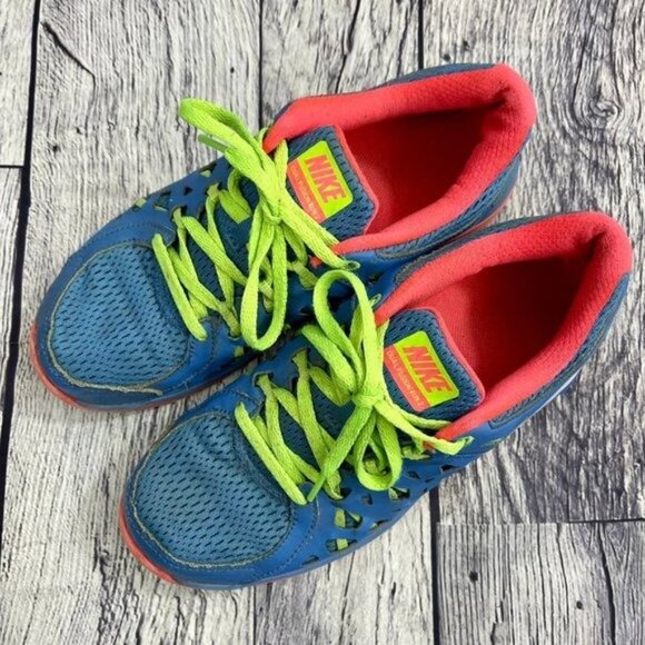 Nike Dual Fusion Run 2 Women's Size 7.5 Running Athletic Shoes Blue 599564-400 - Picture 10 of 11